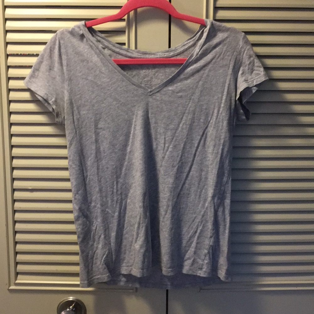 Gap Grey V-Neck T-Shirt